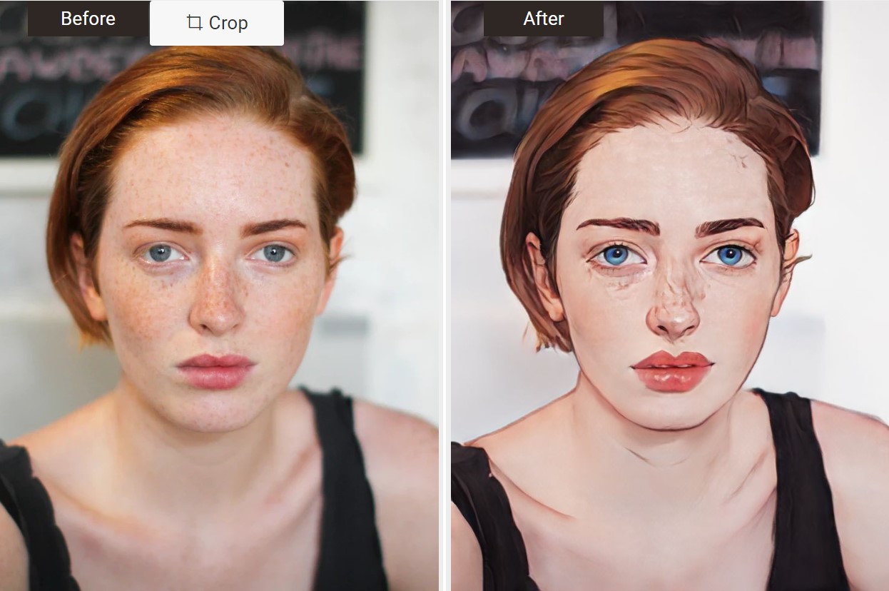 result after using Toongineer Cartoonizer